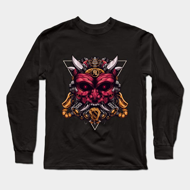 Onimask Long Sleeve T-Shirt by tegaart